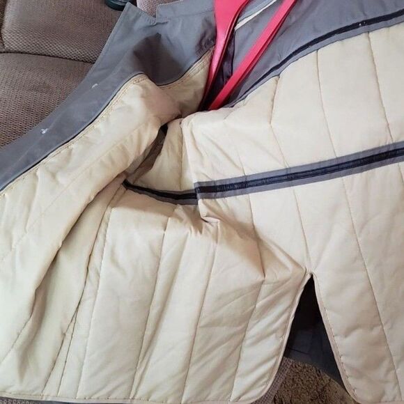 Vintage Oleg Cassini Signature Collection Mens Trench Coat Sz 44R - Picture 7 of 7